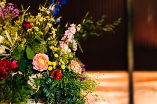 Image 13 of the wedding flowers for Beth & Kieran's wedding at Stock Farm
