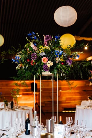 Image 14 of the wedding flowers for Beth & Kieran's wedding at Stock Farm