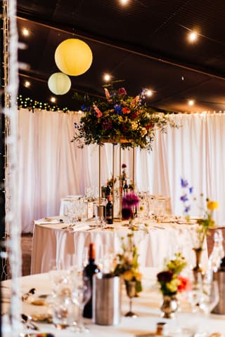Image 15 of the wedding flowers for Beth & Kieran's wedding at Stock Farm