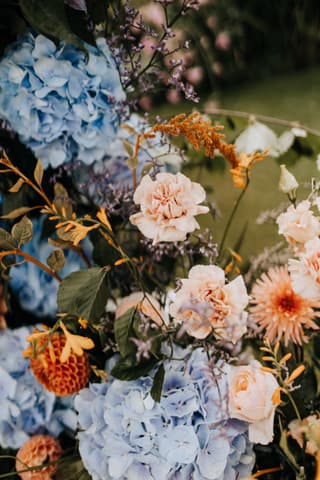 Image 10 of the wedding flowers for Secret Garden's wedding at 