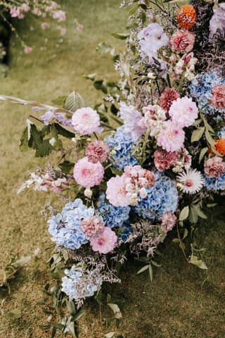 Image 8 of the wedding flowers for Secret Garden's wedding at 